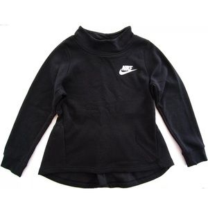 ~New~ Nike Black Long Sleeve High Neck Sweatshirt